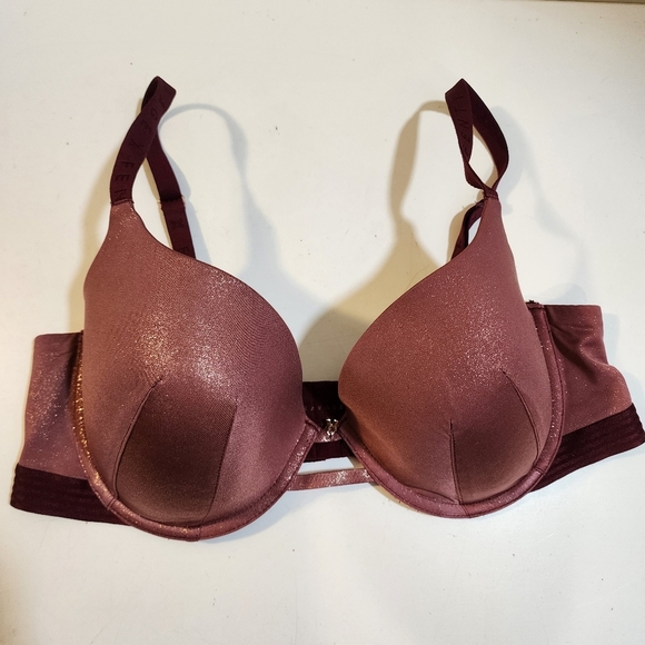 Savage X Fenti Shimmering Underwire Mauve Bra size 38D - Picture 2 of 10
